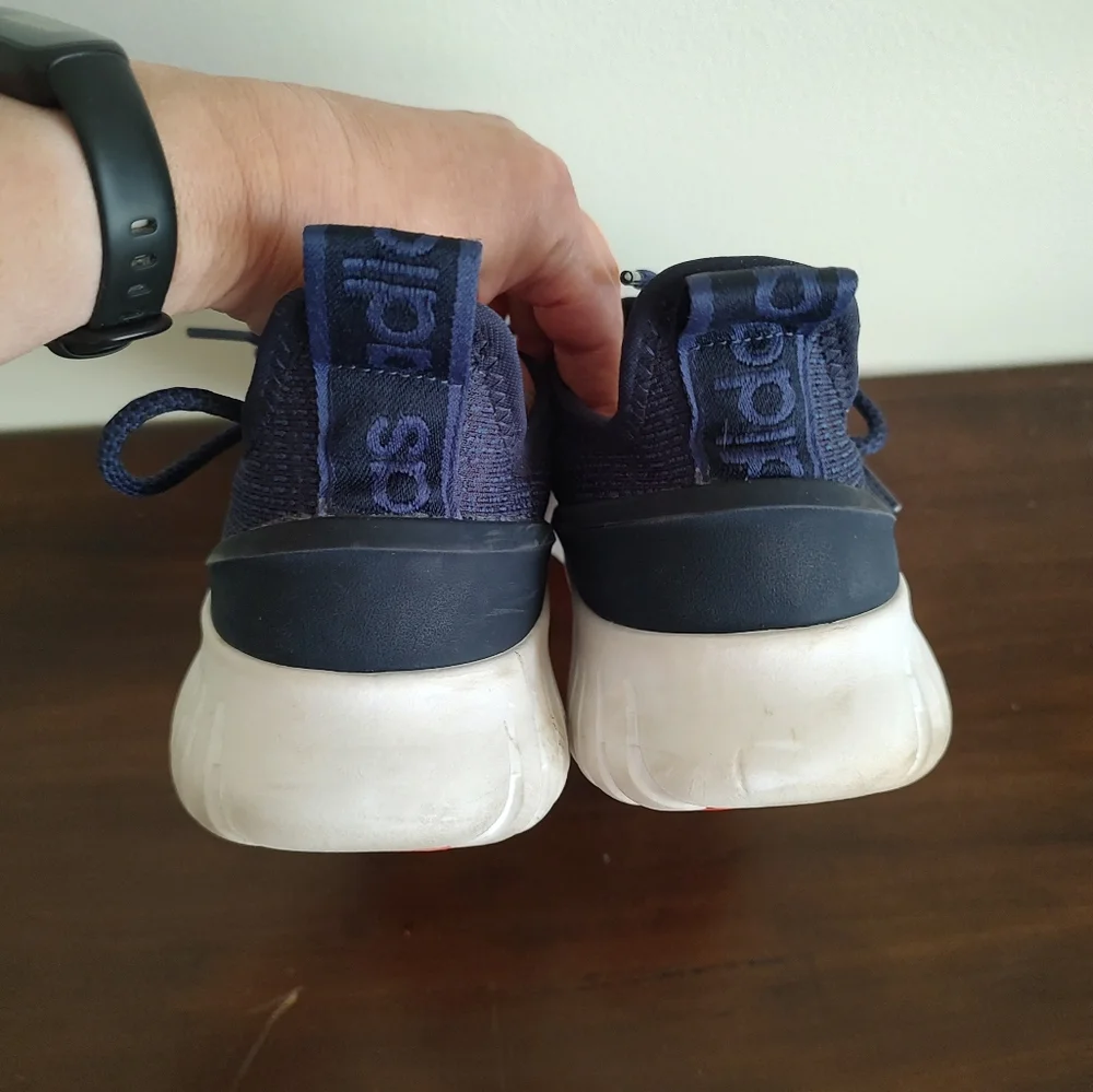 MEN'S ADIDAS KAPTIR  RUNNING SHOES Navy Blue And White Size 12